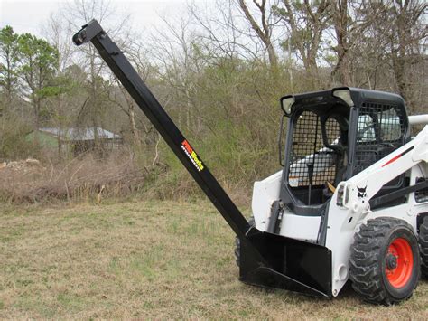 extendable boom attachment for skid steer|skid steer loader telescopic boom.